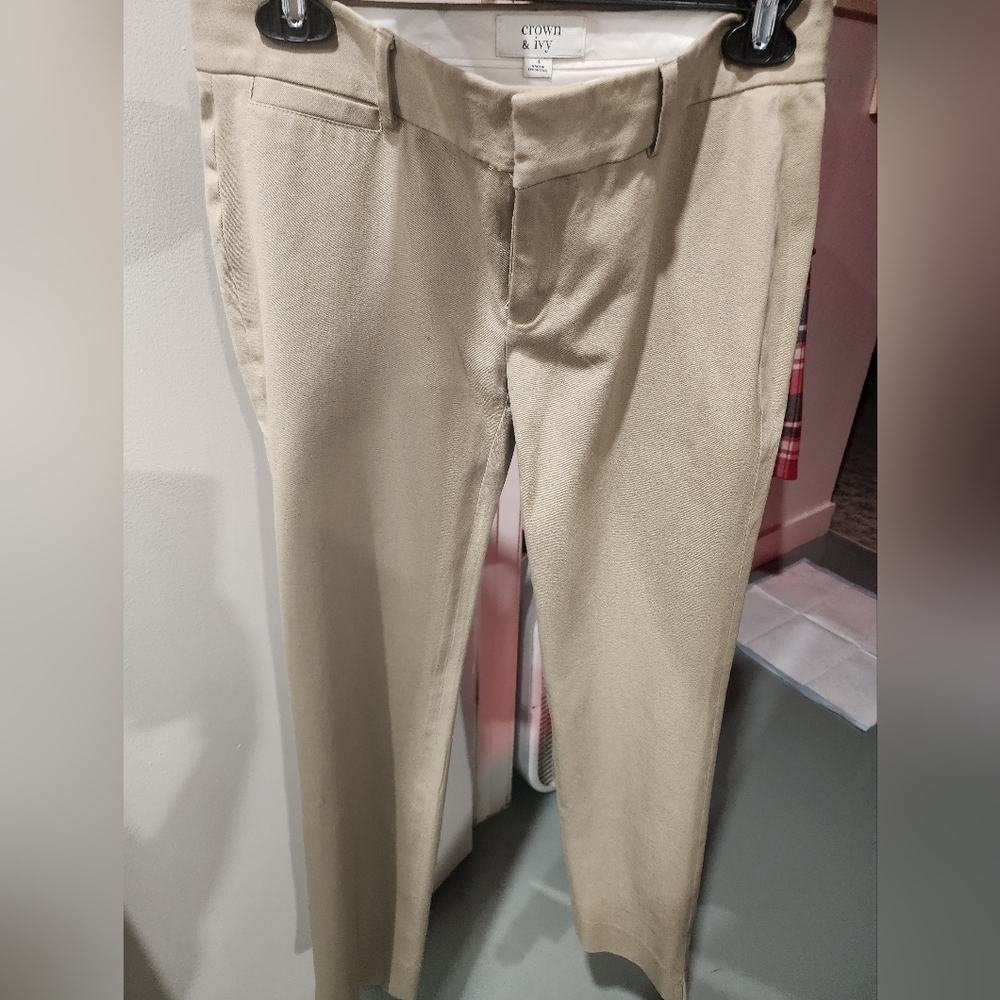 Crown & Ivy pants woman size 4